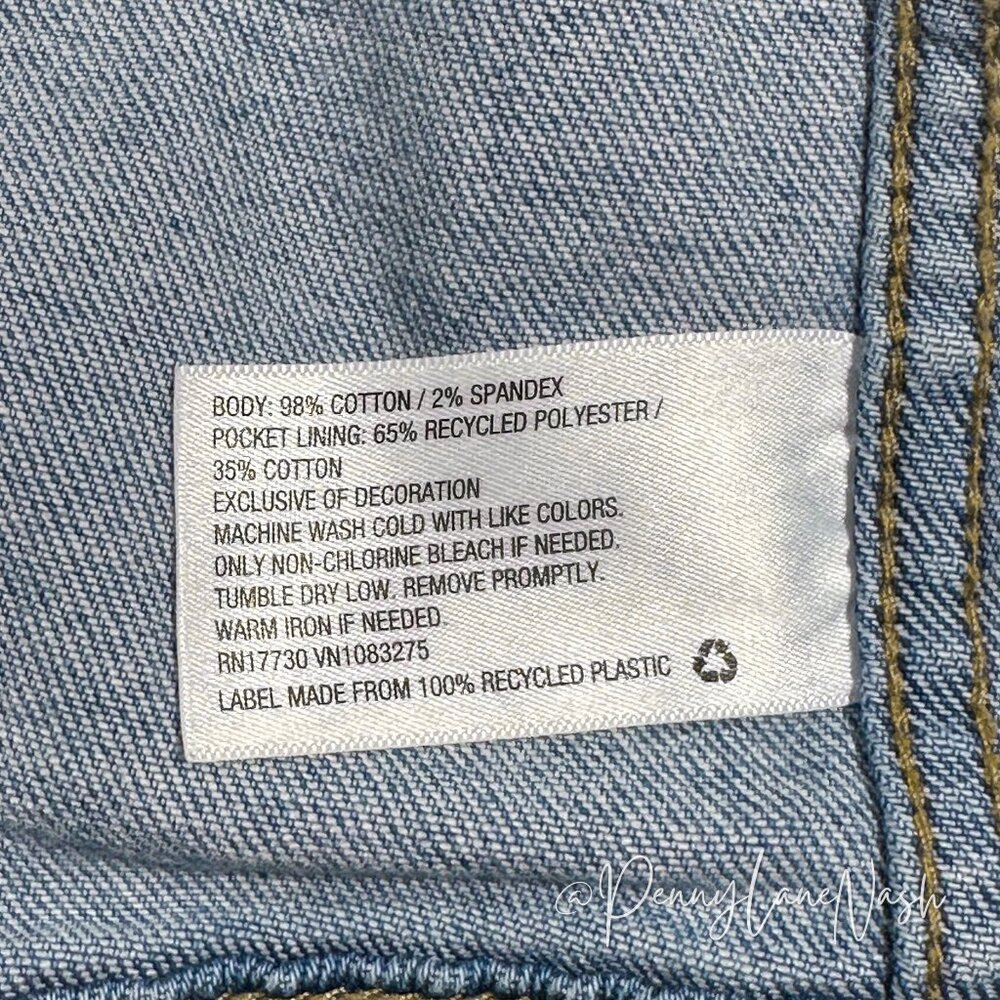 Universal Thread Embroidered Denim Jean Jacket - Picture 9 of 14